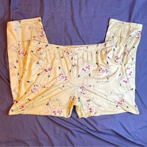Women's Pokémon Pikachu Pajama Bottoms Size XL 16/18